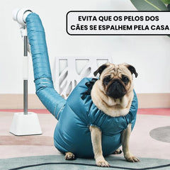 Roupão pós banho para secagem de cachorro AR - 01