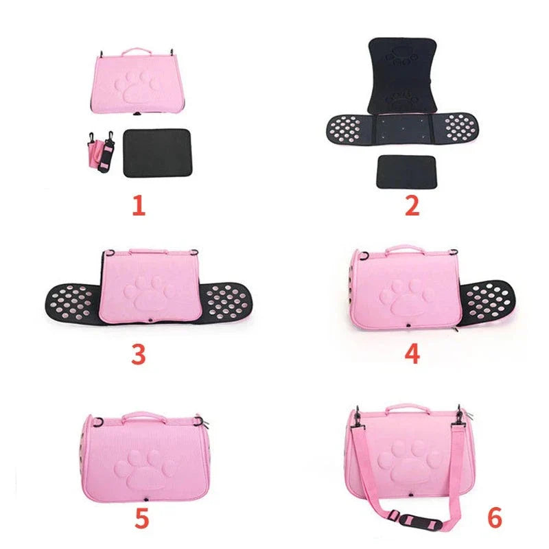 Bolsa Pequena Para Transporte de Gatos e Cães A - BOLSA TRANSPORTE - 01