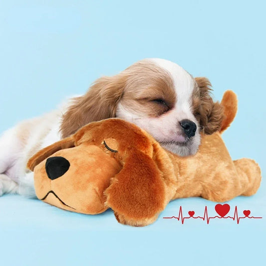 Brinquedo Interativo para Cachorros com Pulso Cardíaco Calmante