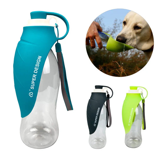 Garrafa de Água Portátil para Cães e Gatos - 580ml C - garrafa - 01