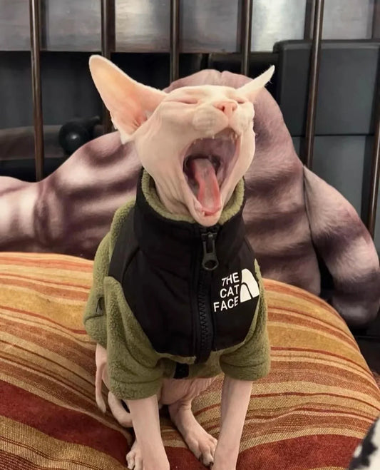 Casaco De Pelúcia Para Gatos - Jazz R - ROUPA GATO - 78