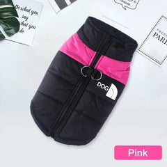 Jaqueta Softshell para Cães Grandes com Design Bicolor e Refletivos