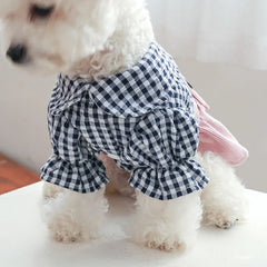 Vestido Xadrez para Cães e Gatos - Lux R - ROUPA - 105