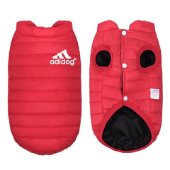 Roupinha Puffer para Cachorro com Design Esportivo