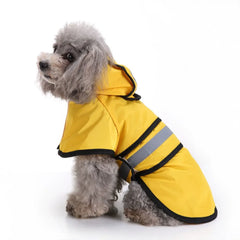 Capa de Chuva Impermeável para Cães Médios e Grandes — Ajustável