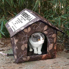 Toca Impermeável para Gatos e Cães Pequenos — Casinha Outdoor