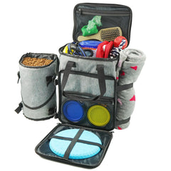 Bolsa de Viagem Completa PetPack LN001 Cinza Kit Viagem - 02