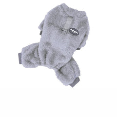 Macacão Pelúcia Teddy Bear para Cães e Gatos com Forro Acolchoado