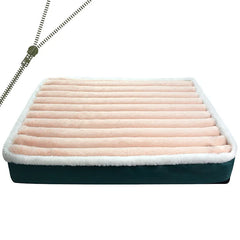 Cama Pet com Espuma Reforçada Dobrável e Lavável