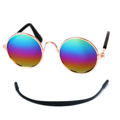 Óculos de Sol Pet Lentes Espelhadas com Proteção UV para Cães e Gatos