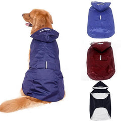Capa de Chuva com Capuz Refletivo para Cães — Todos os Tamanhos