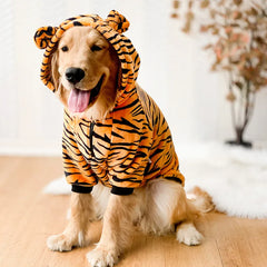 Roupa Estampada com Fantasia Animal para Cachorros Grandes