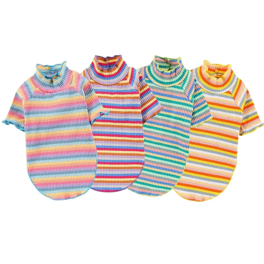 Camiseta Listrada Para Cachorro R - ROUPA - 91