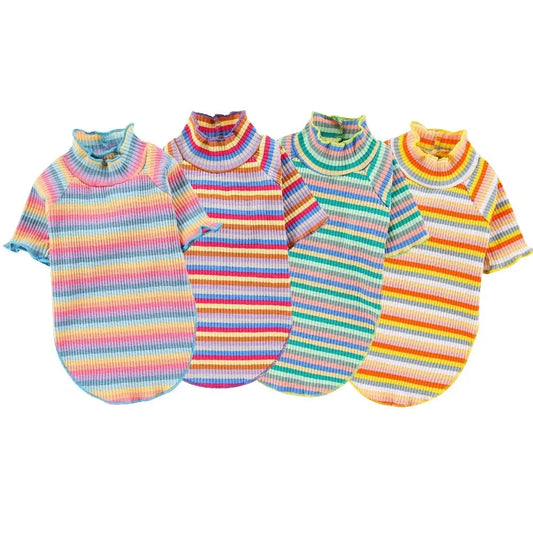 Camiseta Listrada Para Cachorro R - ROUPA - 91