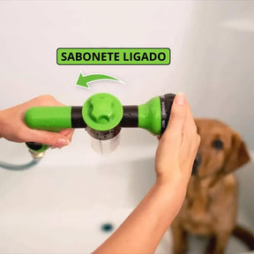 Spray de mangueira para banho em pet AquaJet