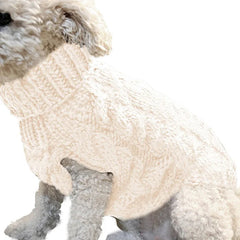 Suéter Tricot para Cães Branco / PP R - Roupas - 17