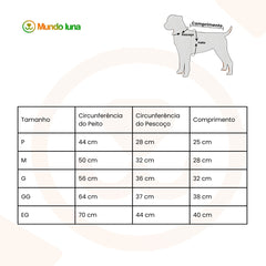 Blusão de Lã Colorido Para Cachorro - Livvy R - ROUPA - 125