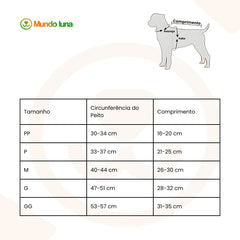 Pijama Pet Confortável - Furluxe R - ROUPA - 128