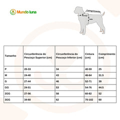 Jaqueta Para Cães Grandes Ajustável - Rexy R - ROUPA GATO - 87