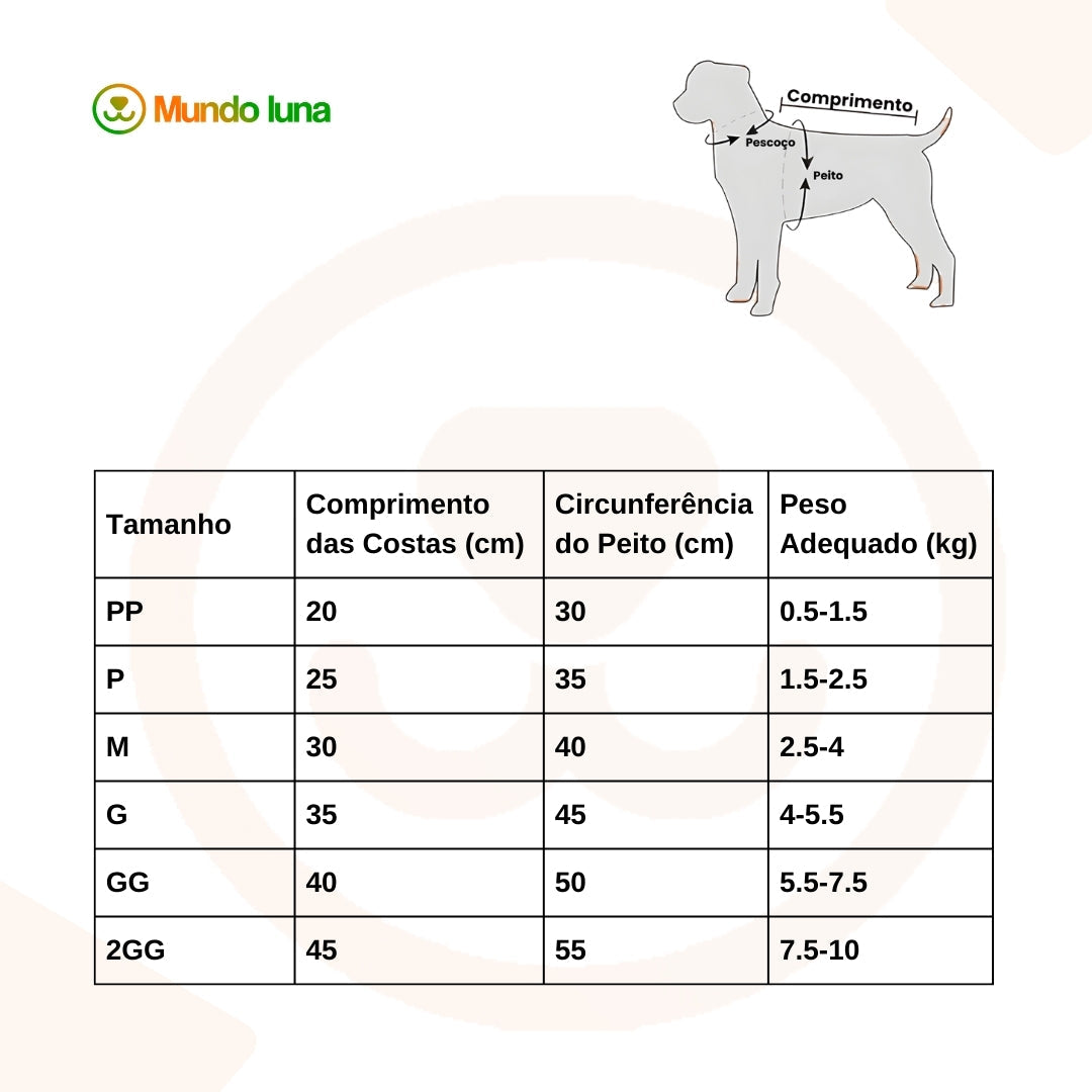 Roupa Para Cachorro The Dog Face R - ROUPA -101