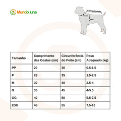Roupa Para Cachorro The Dog Face R - ROUPA -101