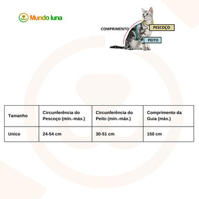 Colete de Treinamento para Gatos e Cães Pequenos