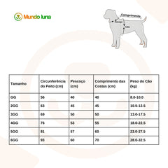 Casaco De Inverno Gola Alta Para Cães Grande - Zeno R - ROUPA - 94
