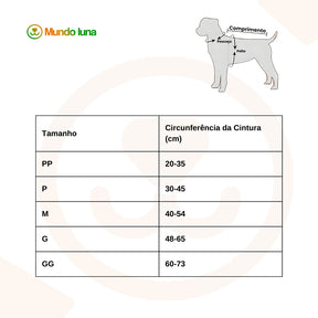 Fraldas Reutilizáveis de Alta Absorção para Pet