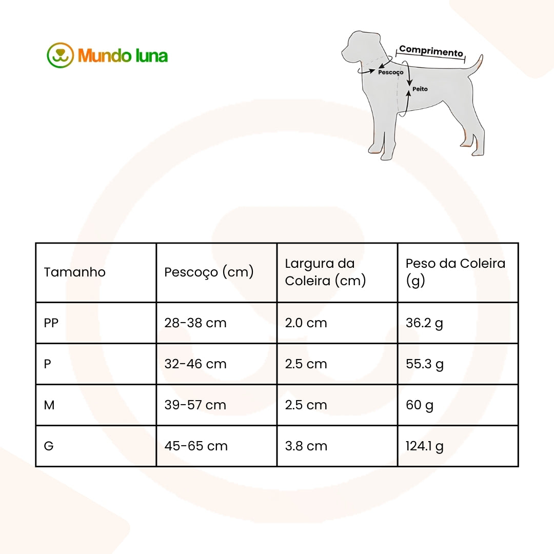 Coleira Reflexiva para Cães - Safepet