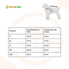 Roupa Gola Alta Para Cachorro Galgo - Siro R - ROUPA - 98