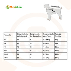 Casaco Buffer Para Cachorro - Zazu R - ROUPA - 9LNR2A