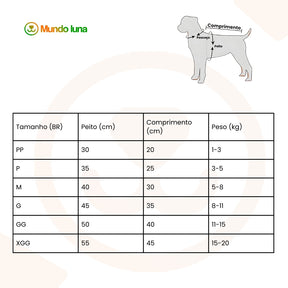 Colete Fresco para Cães Pequenos