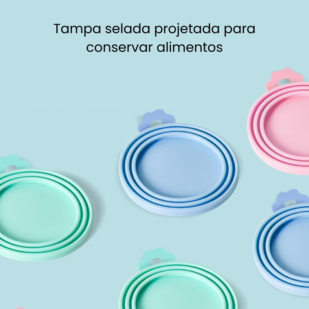 Tampa de Silicone para Comedouro Pet