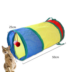 Túnel Colorido para Gatos A B - tunel - 01