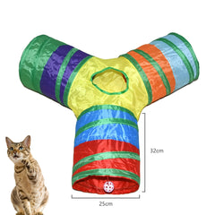 Túnel Colorido para Gatos F B - tunel - 01