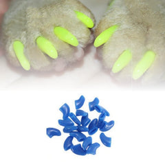 Unhas Coloridas para Gatos Anti-arranhões Azul / P A - Unhas - 01