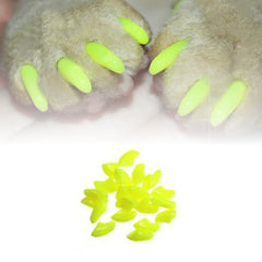 Unhas Coloridas para Gatos Anti-arranhões Amarelo / P A - Unhas - 01