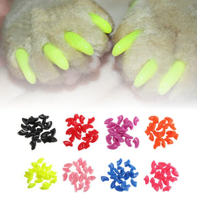 Unhas Coloridas para Gatos Anti-arranhões