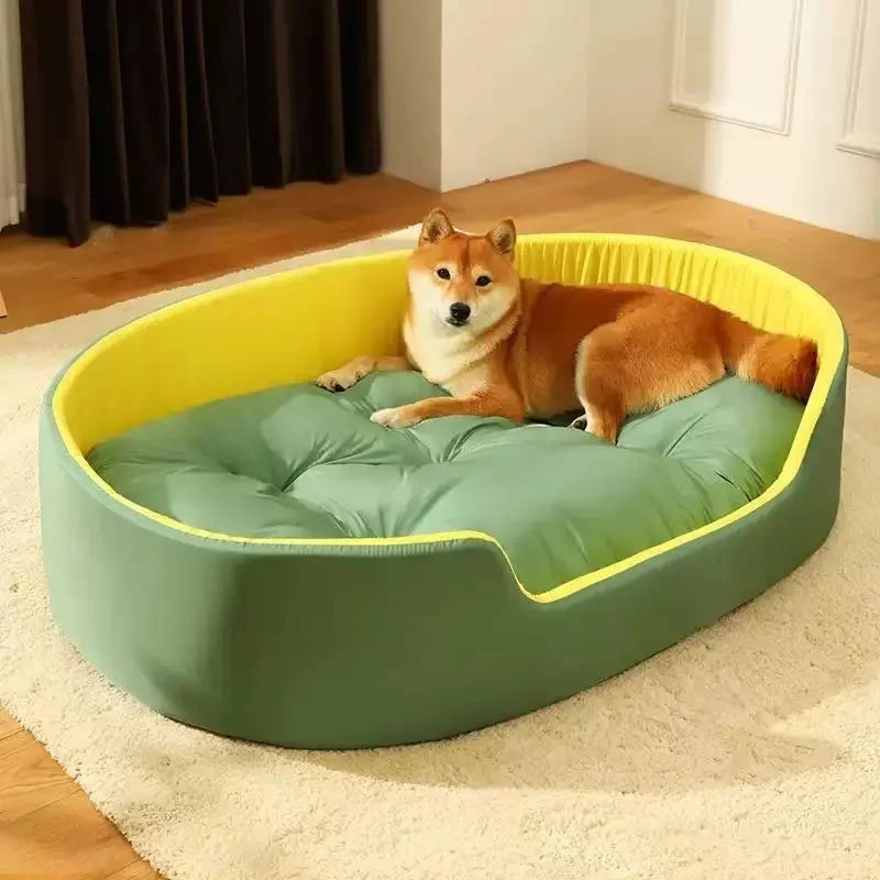 Cama macia para pet CushyPets Verde / P A - Cama - 01