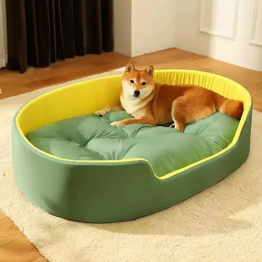 Cama macia para pet CushyPets Verde / P A - Cama - 01
