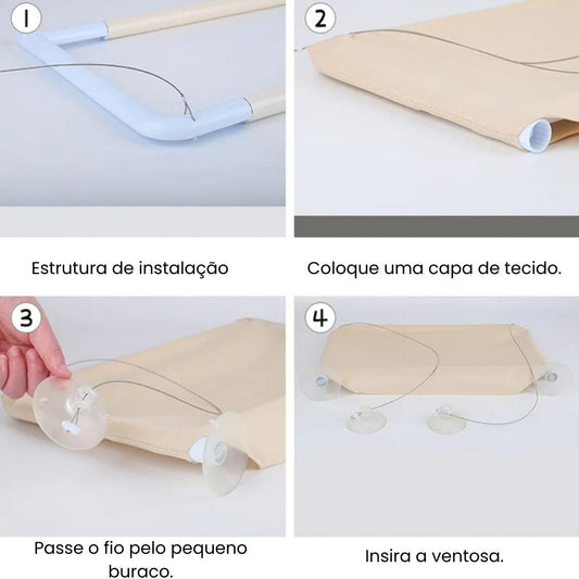 Rede de Descanso para Gatos na Janela CushyPets A - Rede Gato - 01