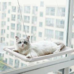 Rede de Descanso para Gatos na Janela CushyPets Cinza A - Rede Gato - 01