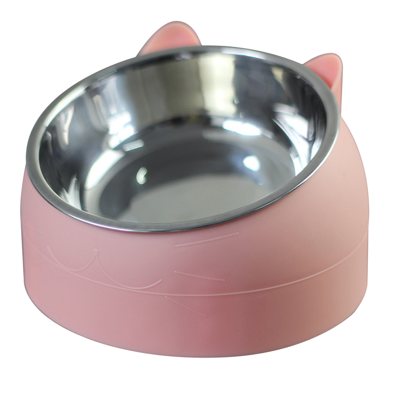 Comedouro para gatos CuteCat rosa