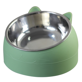 Comedouro para gatos CuteCat verde